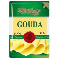 Gouda 48% 100g Zlatý sýr plátky 1