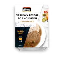 Pečeně znojemská + basm. rýže 400g Hamé