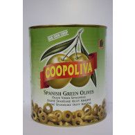 Olivy zelené kráj. 3kg Coopoliva XV