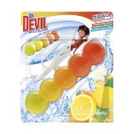 Dr. Devil WC blok 5ball Lemon 35g 1