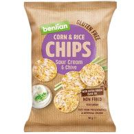 Chips Corn Rice smetana/pažitka 50g 1