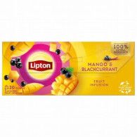 Čaj Lipton mango/černý rybíz 20x1,7g XX 1