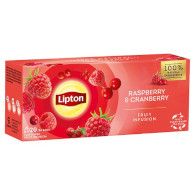 Čaj Lipton malina/brusinka 20x1,7g 1
