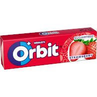 Orbit strawberry dražé 14g