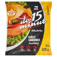 Hamburger smažený kuřecí 420g*  1