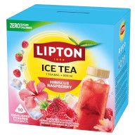 Čaj Lipton Ice malina/ibišek 10 sáčků