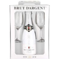 Chardonnay Ice Brut Dargent 0,75l + 2 skla 1