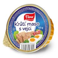 Maso krůtí s vejci Viva 120g