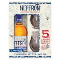 Rum Heffron 38% 0,5l +sklo  