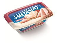 Sýr Smetanito krůtí šunka 140g vanička