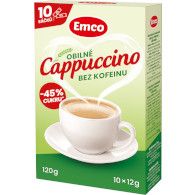 Cappuccino obilné bez kofeinu 10x12g Emco