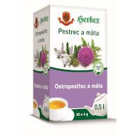 Čaj ostropestřec + máta 80g Herbex