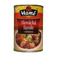 Fazole slov./klobása P400g HAM