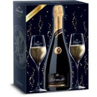 Sekt Bohemia Prestige demi sec + 2 skla 0,75l dárk. XSZ