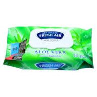 Ubrousky vlhčené aloe Fresh Air 72ks