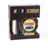 Slivovice bud 45% 0,5l R.J. + butylka + 2x panák