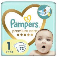 Pleny Pampers prem. S1 72ks XT