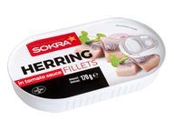 Sleď filety v raj. om. Sokra 170g P