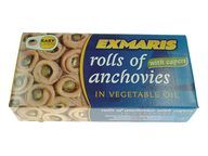 Ančovičky rolky s kapary 45g