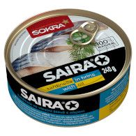 Sardinky ve vl. šťávě s citr. Sokra 240g