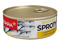 Šproty balt. v oleji Sokra 240g