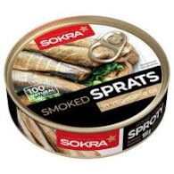 Šproty uz. v oleji Sokra 160g