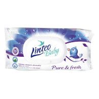 Ubrousky vlhčené Linteo Pure/fresh 80ks