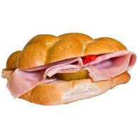 Houska obložená šunka 130g  1ks