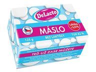 Máslo bez laktozy DeLacto 125g
