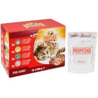 Kaps. kočka Propesko mix 12x100g