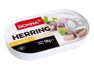 Sleď filety v oleji Sokra 170g