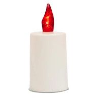 Svíčka hřbitovní LED červená