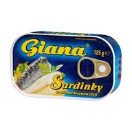 Sardinky v oleji  Giana 125g