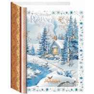 Čok. kniha zima modrá 85g