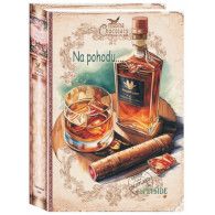 Čok. kniha whiskey 200g