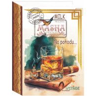 Čok. kniha whiskey 85g