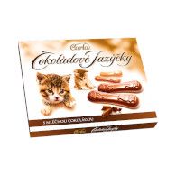Čok. jazýčky kočičí ml. 100g CARLA