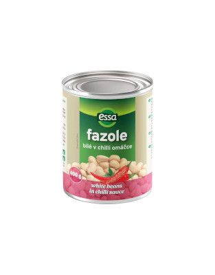 Fazole bílé chilli om. 400g P 