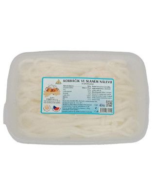 Korbáčky v nálevu slané 40ks 500g XC