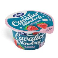 Tvaroh Cavalier jahoda 130g
