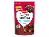 Suš. Super srdíčka kakao 140g Emco