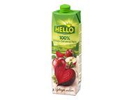 Hello 100% jablko/červ. řepa 1l TP 1