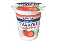 Tvaroh a jog. jahoda JČ 130g MAD