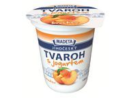 Tvaroh a jog. broskev JČ 130g MAD