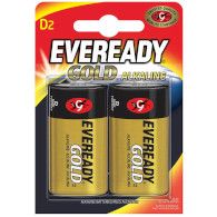 Baterie D2 Eveready gold 2ks