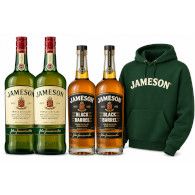 Jameson 40% 2x1l 2xBarrel 0,7l + mikina 11/26