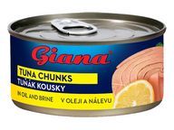 Tuňák kousky v oleji Giana 170g P