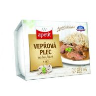 Plec vepř. na houbách, rýže 510g Apetit