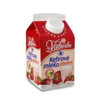 Mléko kefír jahoda nízkotuč.450ml