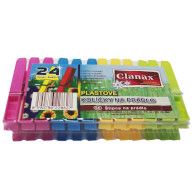 Kolíčky na prádlo plast 24ks